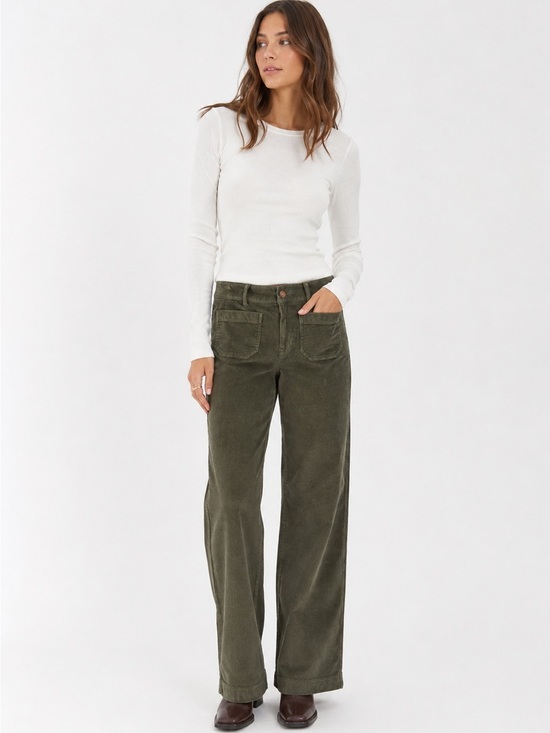 L.L. Bean Pants - L.L.Bean Women’s 207 Vintage Corduroy Pants Size 10 Reg Dark Loden NWT Straight